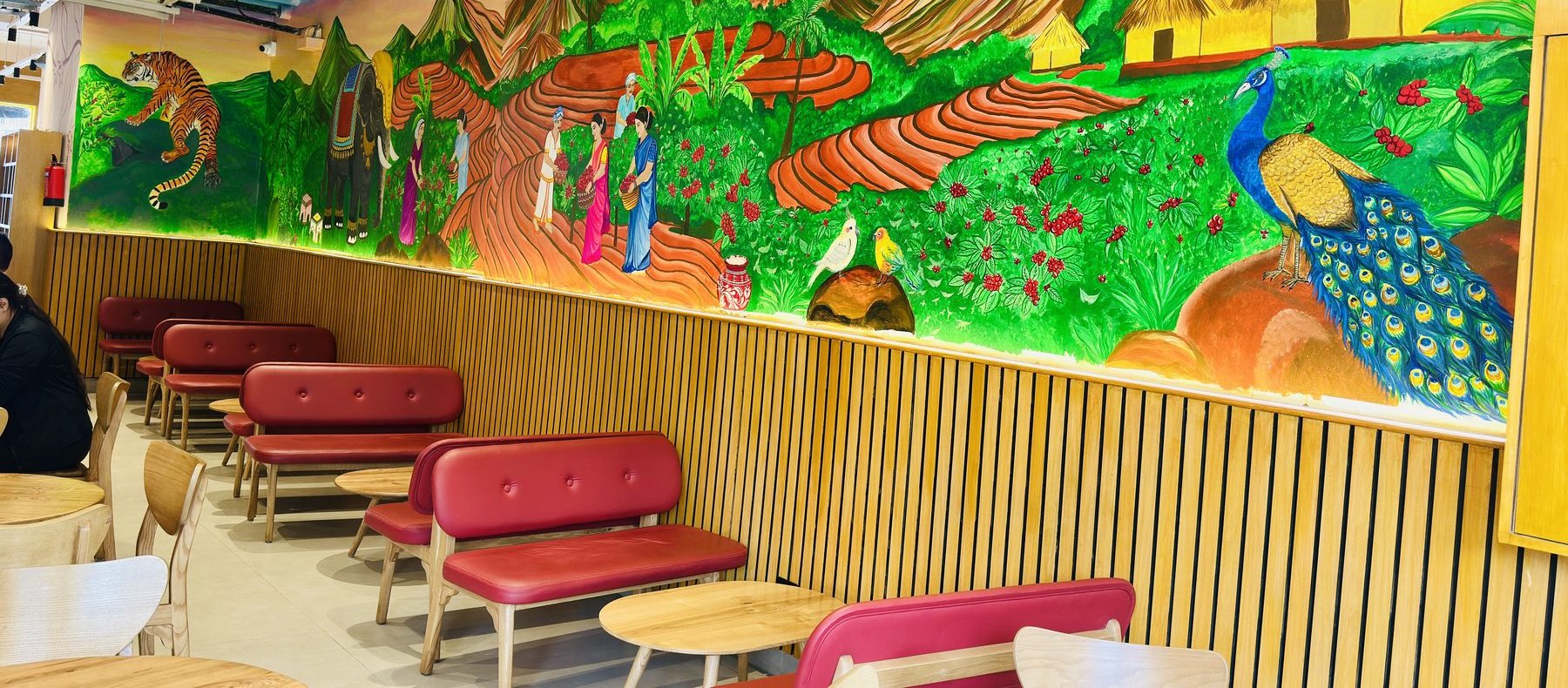 Coffee Dude Gomti Nagar interior